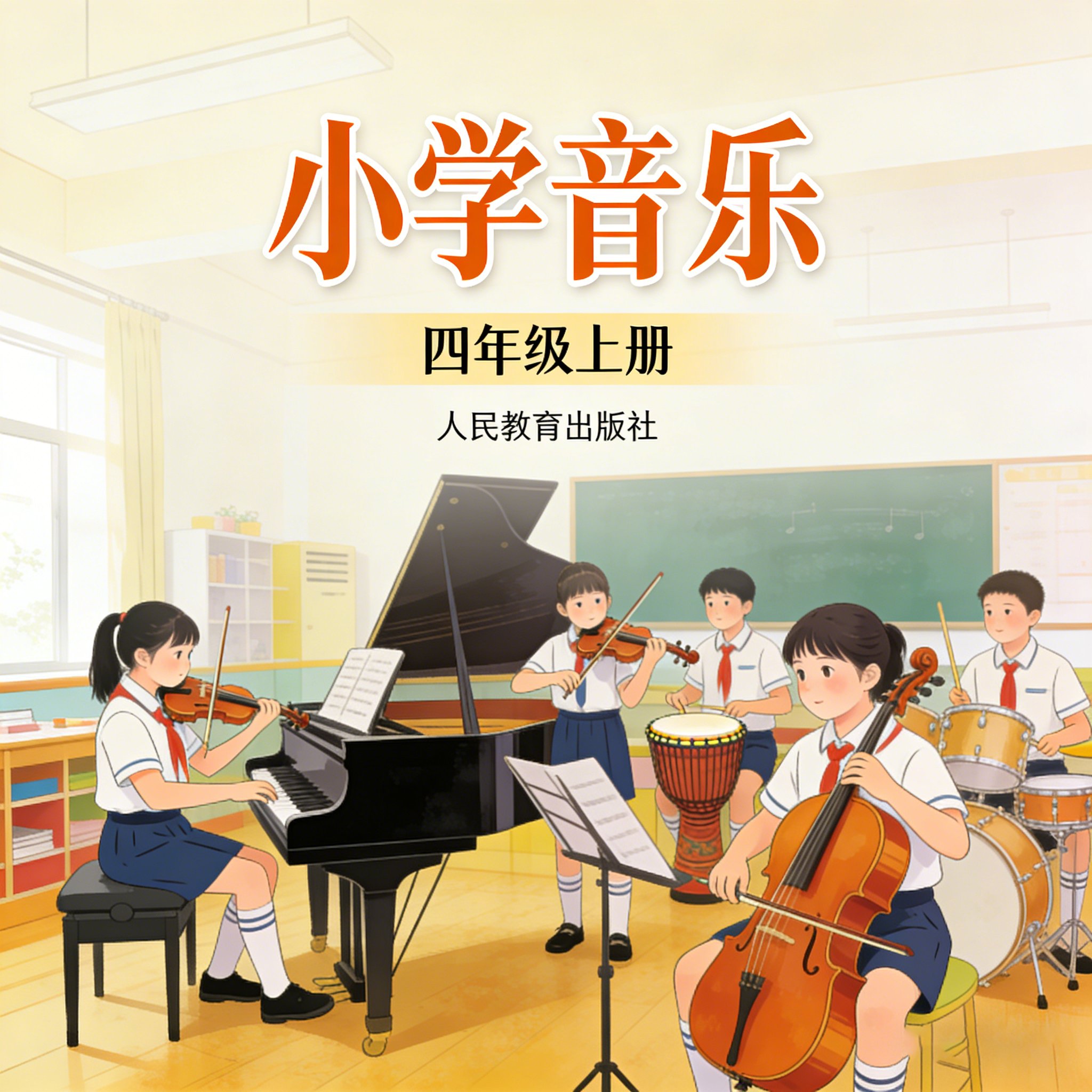 人教版小学音乐四年级（上册）